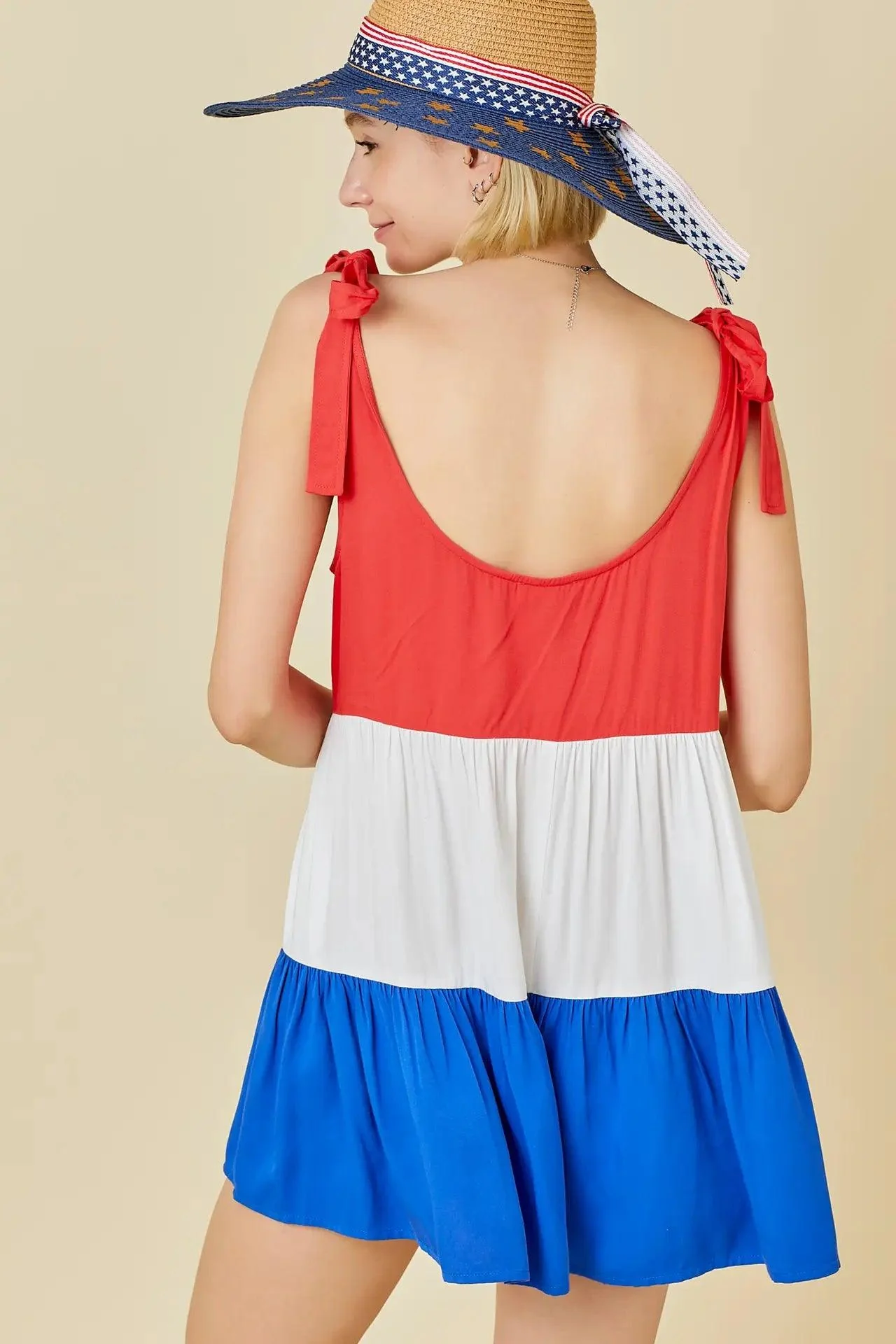 4th of July Color Block Romper - Image 6