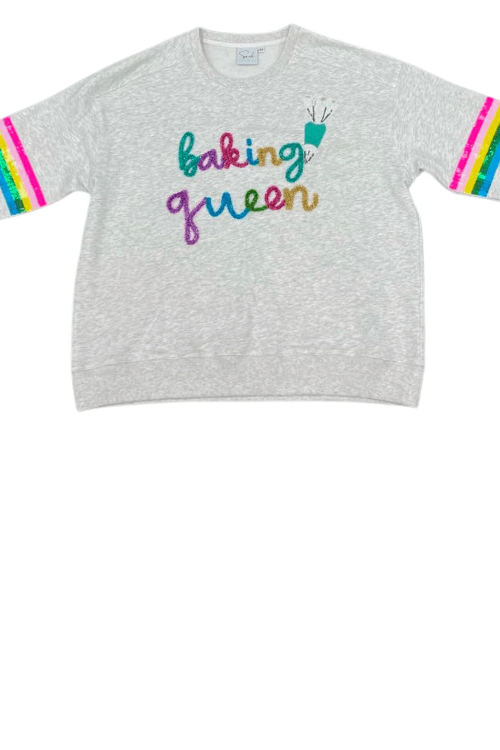Baking Queen Tinsel Sweatshirt - Image 6