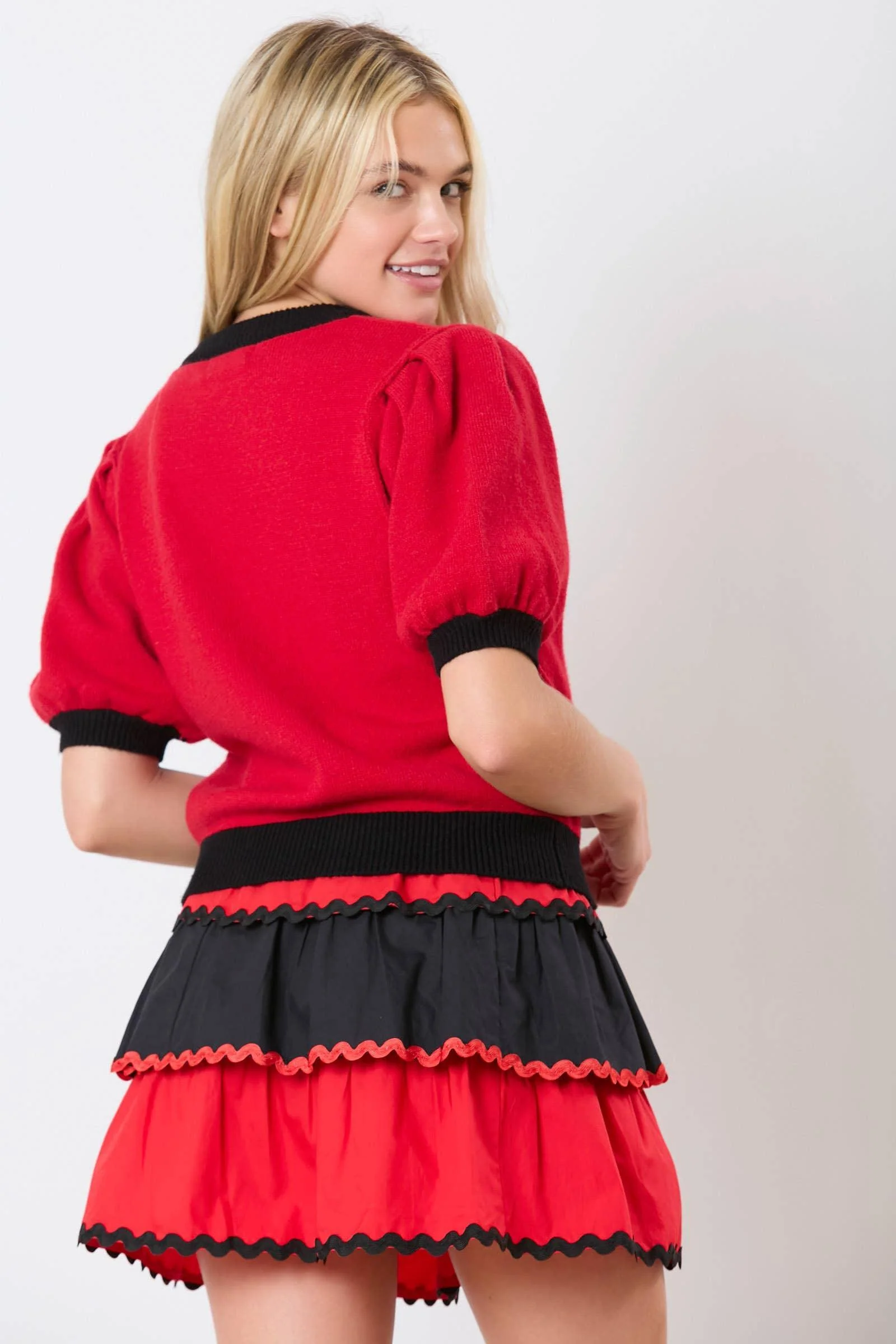 Color Block Game Day Skirt - Image 5