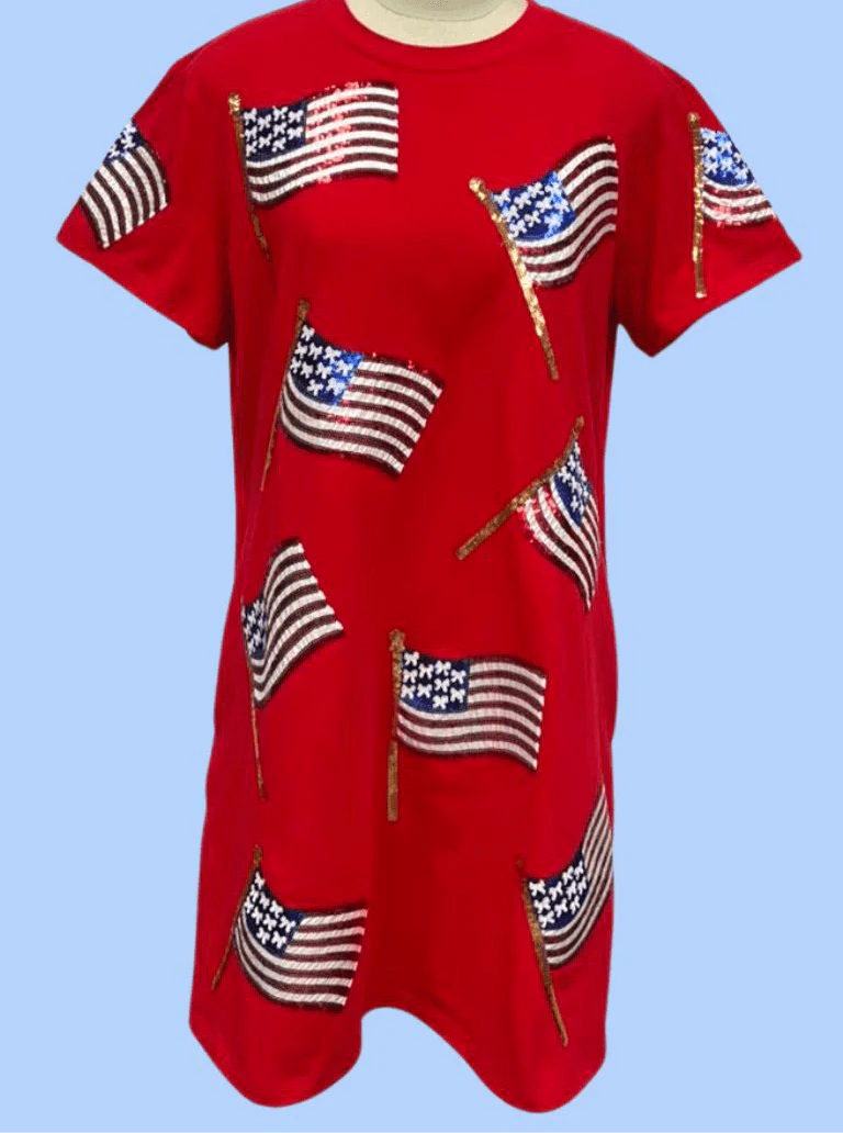 American flag Sequin dress - Image 6